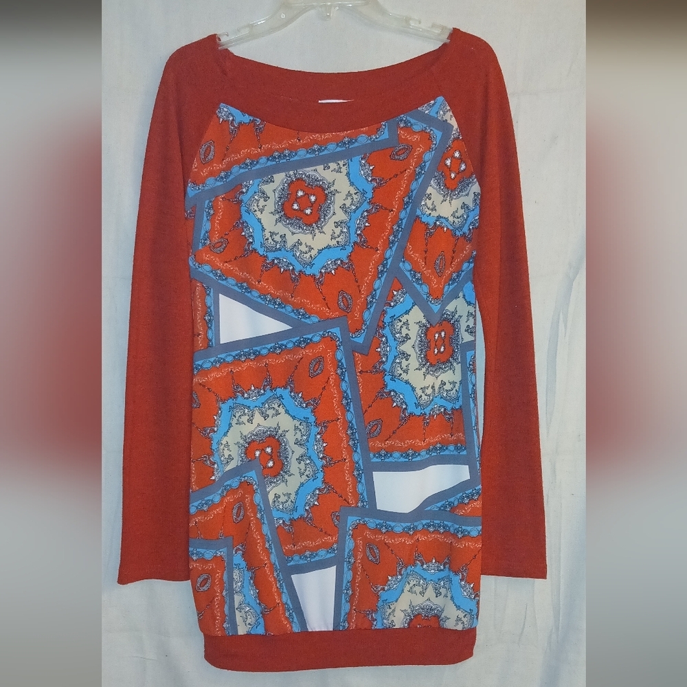 Farinelli Geometric Women's Top